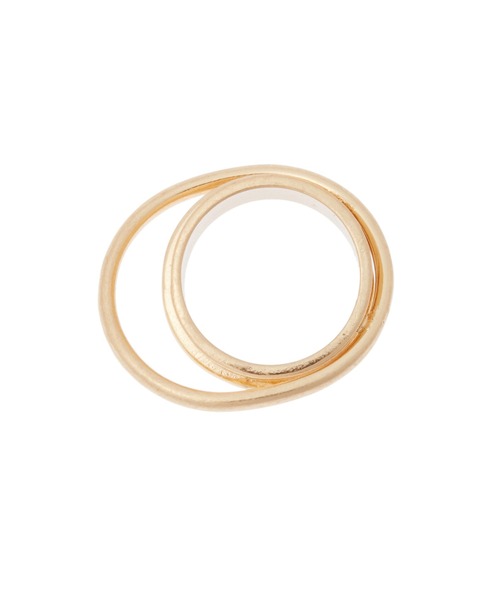 Edit Sheen（エディットシーン）の「ダブルサークルメタルリング（リング・レディース・シルバー/ゴールド・FREE）」の6枚目の写真