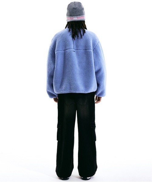 SCULPTOR(スカルプター)の「COMFY SHERPA JACKET/コンフィーシェルパジャケット(ブルゾン・レディース・ブラック/アイボリー/セージグリーン/ライトブルー・MEDIUM/LARGE/X-LARGE)」の14枚目の写真