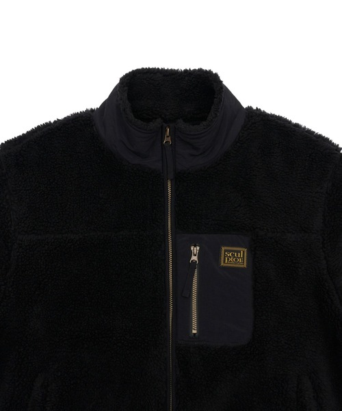 SCULPTOR(スカルプター)の「COMFY SHERPA JACKET/コンフィーシェルパジャケット(ブルゾン・レディース・ブラック/アイボリー/セージグリーン/ライトブルー・MEDIUM/LARGE/X-LARGE)」の9枚目の写真