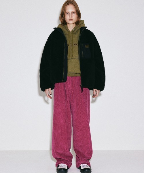 SCULPTOR(スカルプター)の「COMFY SHERPA JACKET/コンフィーシェルパジャケット(ブルゾン・レディース・ブラック/アイボリー/セージグリーン/ライトブルー・MEDIUM/LARGE/X-LARGE)」の16枚目の写真