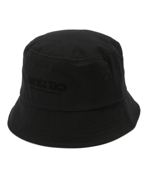 KaneZ（ケインズ）の「KaneZ/ケインズ/Flocking BucketHat/バケットハット（ハット・メンズ・ブラック・FREE）」の1枚目の写真