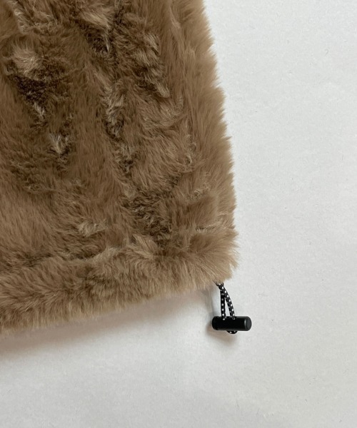 WILDERNESS EXPERIENCE(ウィルダネスエクスペリエンス)の「WILDERNESS-ノーカラーファーブルゾン(ブルゾン・メンズ・ブラック/ベージュ・M/L)」の8枚目の写真