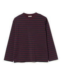 BEAMS LIGHTS | BEAMS LIGHTS / ギザコットン スプレンダーツイスト ボーダー ロングTシャツ(Tシャツ/カットソー)