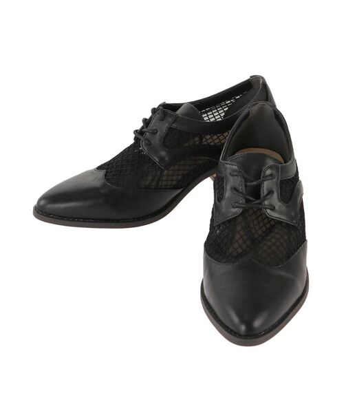 dazzlin（ダズリン）の「メッシュシースルーローファー（ローファー・レディース・ブラック/オフホワイト・MEDIUM/LARGE）」の8枚目の写真