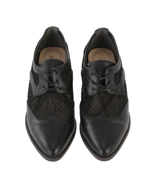 dazzlin（ダズリン）の「メッシュシースルーローファー（ローファー・レディース・ブラック/オフホワイト・MEDIUM/LARGE）」の7枚目の写真