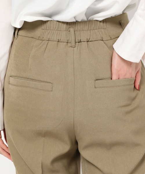 mysty woman（ミスティウーマン）の「ツイルフレアパンツ 264648（スラックス・レディース・アイボリー/ブラック/ベージュ・FREE）」の13枚目の写真