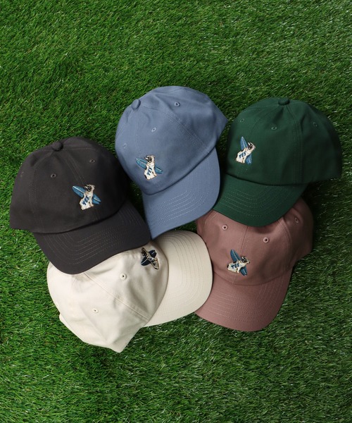 The Endless Summer（エンドレスサマー）の「TES BUHI CAFE EMB LOW CAP / キャップ（キャップ・メンズ・オフホワイト/ダークグリーン/サックスブルー/ピンク系その他4/ブラック/ネイビー・FREE）」の9枚目の写真