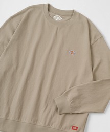 【Dickies/ディッキーズ】ビッグシルエット ミニロゴワッペン ワンポイント スウェット/トレーナー