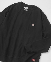 【Dickies/ディッキーズ】ビッグシルエット ミニロゴワッペン ワンポイント スウェット/トレーナー