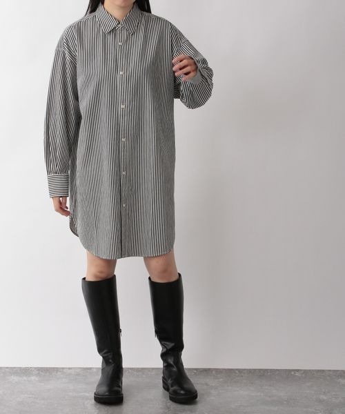 Farm ワンピース ドレス を購入できます Lowrys デニムチュニックシャツワンピース シャツ