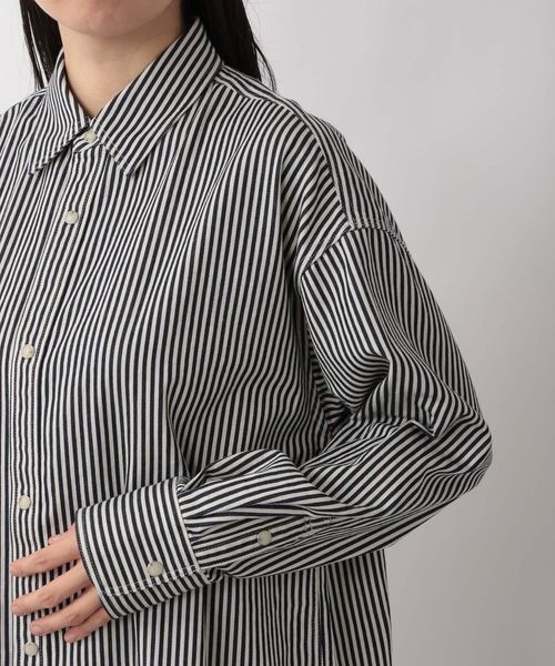 yuw（ユウ）の「デニムチュニックシャツワンピース　263623（シャツワンピース・レディース・ネイビー/ブルー系その他・FREE）」の12枚目の写真