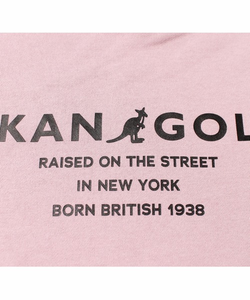 KANGOL（カンゴール）の「【KANGOL KIDS】袖ワンポイント刺繍クルーネック裏毛トレーナー（スウェット・キッズ・チャコールグレー/ベージュ/ピンク・150cm/120㎝/130㎝/140㎝）」の9枚目の写真