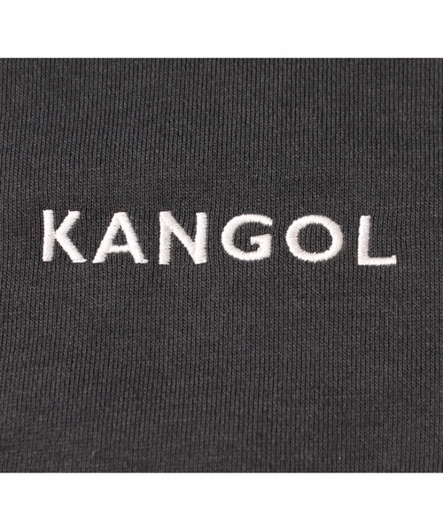 KANGOL（カンゴール）の「【KANGOL KIDS】袖ワンポイント刺繍クルーネック裏毛トレーナー（スウェット・キッズ・チャコールグレー/ベージュ/ピンク・150cm/120㎝/130㎝/140㎝）」の11枚目の写真