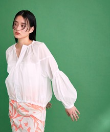 ADAM ET ROPE' | 【サステナブル】シアーブラウスカーディガン(カーディガン/ボレロ)