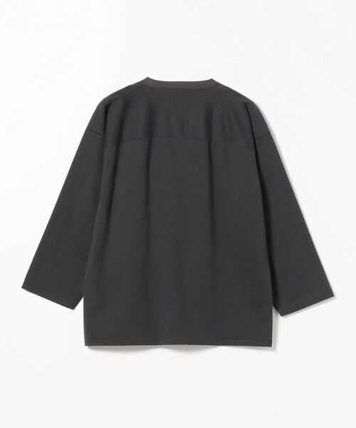 BEAMS(ビームス)の「BEAMS / ルーズ ナンバリング フットボール ロング Tシャツ-(Tシャツ/カットソー・メンズ・ネイビー/チャコールグレー・L/M/S/XL)」の21枚目の写真
