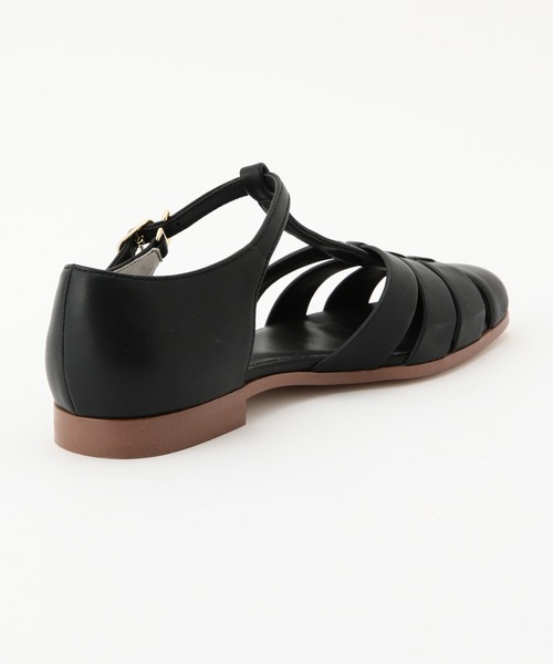 ROPE'（ロペ）の「セミスクエアグルカサンダル（サンダル・レディース・ホワイト/ブラック・36/37/36.5/37.5）」の3枚目の写真