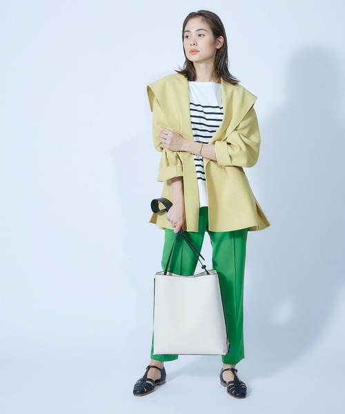 ROPE'（ロペ）の「セミスクエアグルカサンダル（サンダル・レディース・ホワイト/ブラック・36/37/36.5/37.5）」の9枚目の写真