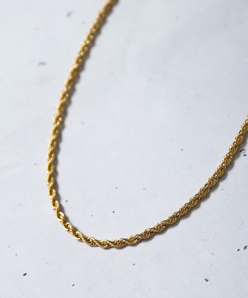 SPINNS（スピンズ）の「チェーンネックレス/スパイラル（ネックレス・メンズ・シルバー/ゴールド・60cm）」の3枚目の写真