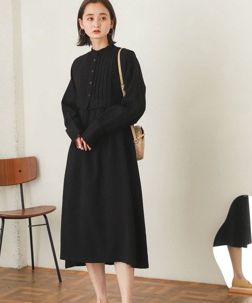 SENSE OF PLACE by URBAN RESEARCH（センスオブプレイスバイアーバンリサーチ）の「タックベストレイヤードワンピース（ワンピース・レディース・ミント/ブラック/オフホワイト・ONE）」の22枚目の写真