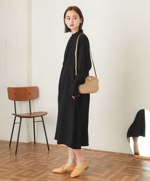 SENSE OF PLACE by URBAN RESEARCH（センスオブプレイスバイアーバンリサーチ）の「タックベストレイヤードワンピース（ワンピース・レディース・ミント/ブラック/オフホワイト・ONE）」の10枚目の写真