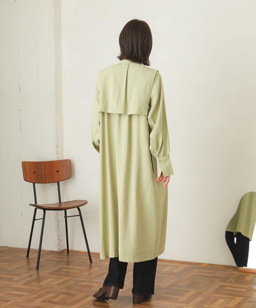 SENSE OF PLACE by URBAN RESEARCH（センスオブプレイスバイアーバンリサーチ）の「タックベストレイヤードワンピース（ワンピース・レディース・ミント/ブラック/オフホワイト・ONE）」の15枚目の写真