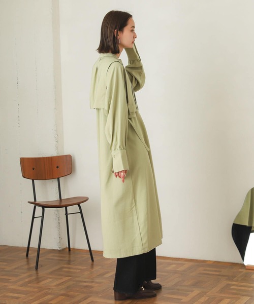 SENSE OF PLACE by URBAN RESEARCH（センスオブプレイスバイアーバンリサーチ）の「タックベストレイヤードワンピース（ワンピース・レディース・ミント/ブラック/オフホワイト・ONE）」の19枚目の写真