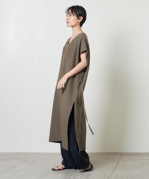 MARW UNITED ARROWS マルゥ ジャージー Vネック ワンピース MARW