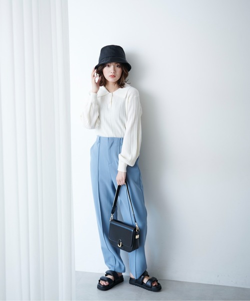 FREE'S MART(フリーズマート)の「【Sシリーズ対応】◆カルゼカットソーペグトップパンツ(その他パンツ・レディース・ライトブルー/ブラック/ピンク/グリーン・SMALL/MEDIUM/X-SMALL)」の7枚目の写真