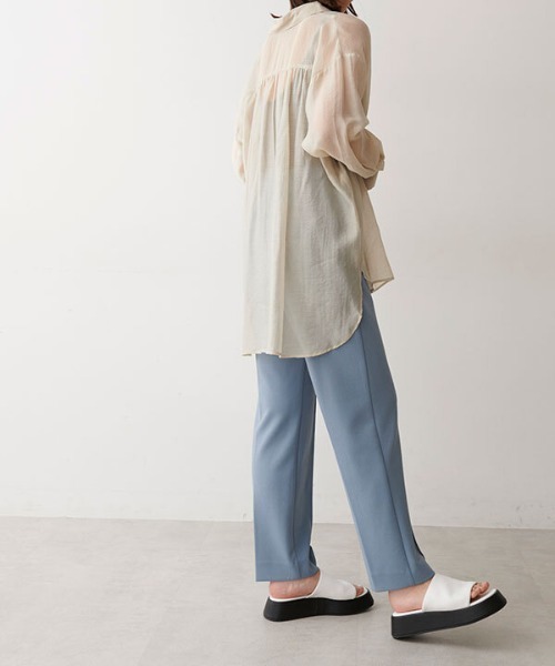 FREE'S MART(フリーズマート)の「【Sシリーズ対応】◆カルゼカットソーペグトップパンツ(その他パンツ・レディース・ライトブルー/ブラック/ピンク/グリーン・SMALL/MEDIUM/X-SMALL)」の10枚目の写真