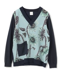 Paul Smith ニット　長袖　M サンフラワー 63627178_10180_d_215.jpg
