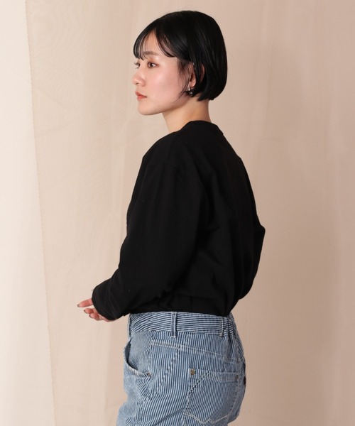 cepo（セポ）の「３DロゴプリントロンＴｅｅ（Tシャツ/カットソー・レディース・ブラック/オフホワイト/グリーン・M）」の14枚目の写真
