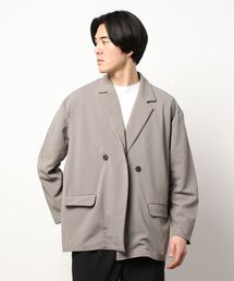 【Bl】【Bling leads】梨地 ダブルテーラードジャケット