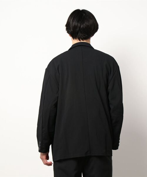 Bling Leads（ブリングリーズ）の「【Bl】【Bling leads】梨地　ダブルテーラードジャケット（テーラードジャケット・メンズ・ブラック/ブラウン/グレイッシュベージュ/グレイッシュブルー・MEDIUM/LARGE）」の6枚目の写真