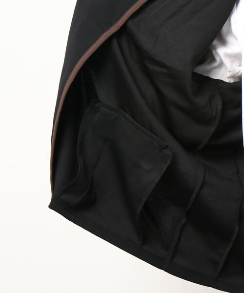 Bling Leads（ブリングリーズ）の「【Bl】【Bling leads】梨地　ダブルテーラードジャケット（テーラードジャケット・メンズ・ブラック/ブラウン/グレイッシュベージュ/グレイッシュブルー・MEDIUM/LARGE）」の7枚目の写真