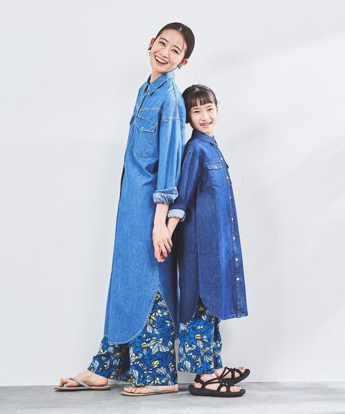 coen(コーエン)の「【ceon キッズ/ジュニア】デニムウェスタンワンピース(ワンピース・キッズ・ネイビー・100/110/120/130/140/150)」の6枚目の写真