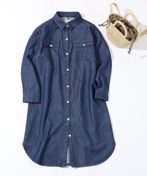 coen(コーエン)の「【ceon キッズ/ジュニア】デニムウェスタンワンピース(ワンピース・キッズ・ネイビー・100/110/120/130/140/150)」の7枚目の写真