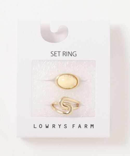 LOWRYS FARM（ローリーズファーム）の「２本デザインＳＥＴリング　275901（リング・レディース・その他/その他1/その他2・FREE）」の4枚目の写真