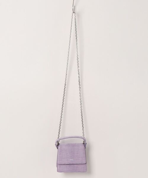 MADEMOISELLE ROPE'(マドモアゼル ロペ)の「【JW PEI】FAE チェーンミニミニバッグ(ショルダーバッグ・レディース・ブラック・FREE)」の1枚目の写真