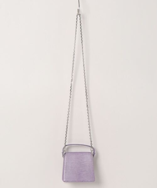 MADEMOISELLE ROPE'(マドモアゼル ロペ)の「【JW PEI】FAE チェーンミニミニバッグ(ショルダーバッグ・レディース・ブラック・FREE)」の5枚目の写真