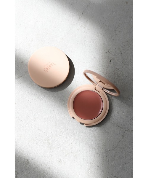 LA PEAU DE GEM（ラポドゥジェム）の「【le peau de gem.】gemini cheek&eye（チーク・レディース・ベージュ/コーラルピンク・FREE）」の4枚目の写真