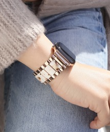 Apple Watch Band / アップルウォッチ バンド ステンレス×マーブルキャンディー / Urban Coral