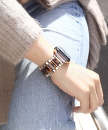 Apple Watch Band / アップルウォッチ バンド ステンレス×マーブルキャンディー / Urban Coral