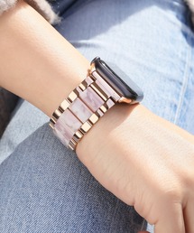 Apple Watch Band / アップルウォッチ バンド ステンレス×マーブルキャンディー / Urban Coral