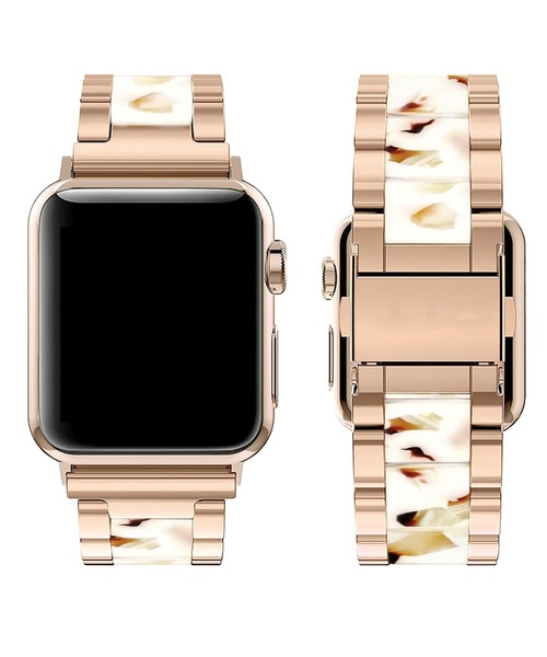 Urban Coral(アーバンコーラル)の「Apple Watch Band / アップルウォッチ バンド ステンレス×マーブルキャンディー / Urban Coral(デジタル腕時計・レディース・ブラウン系その他/ホワイト系その他/ネイビー/ピンク系その他/ホワイト系その他2/ネイビー系2/ピンク系その他2/ブラウン系その他2・40mm/44mm)」の10枚目の写真