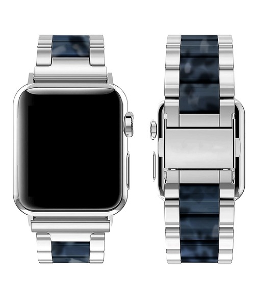 Urban Coral(アーバンコーラル)の「Apple Watch Band / アップルウォッチ バンド ステンレス×マーブルキャンディー / Urban Coral(デジタル腕時計・レディース・ブラウン系その他/ホワイト系その他/ネイビー/ピンク系その他/ホワイト系その他2/ネイビー系2/ピンク系その他2/ブラウン系その他2・40mm/44mm)」の15枚目の写真
