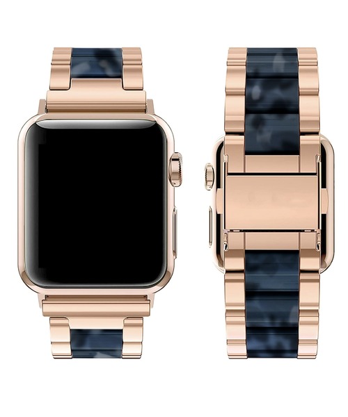 Urban Coral(アーバンコーラル)の「Apple Watch Band / アップルウォッチ バンド ステンレス×マーブルキャンディー / Urban Coral(デジタル腕時計・レディース・ブラウン系その他/ホワイト系その他/ネイビー/ピンク系その他/ホワイト系その他2/ネイビー系2/ピンク系その他2/ブラウン系その他2・40mm/44mm)」の14枚目の写真