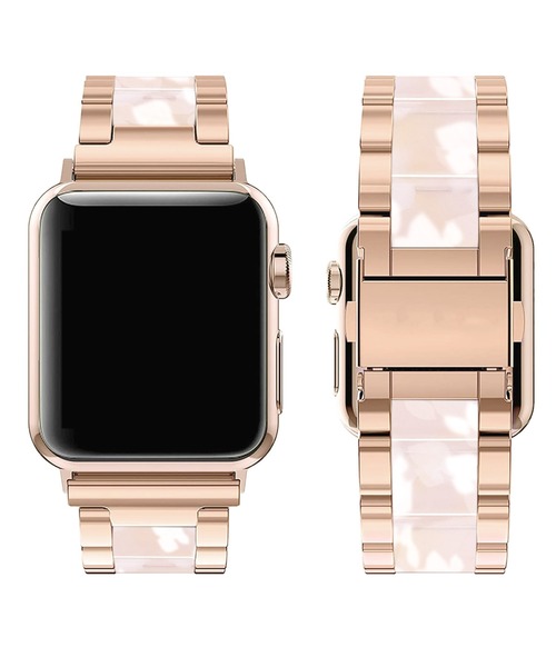 Urban Coral(アーバンコーラル)の「Apple Watch Band / アップルウォッチ バンド ステンレス×マーブルキャンディー / Urban Coral(デジタル腕時計・レディース・ブラウン系その他/ホワイト系その他/ネイビー/ピンク系その他/ホワイト系その他2/ネイビー系2/ピンク系その他2/ブラウン系その他2・40mm/44mm)」の16枚目の写真