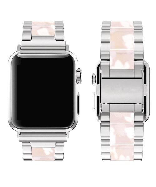 Urban Coral(アーバンコーラル)の「Apple Watch Band / アップルウォッチ バンド ステンレス×マーブルキャンディー / Urban Coral(デジタル腕時計・レディース・ブラウン系その他/ホワイト系その他/ネイビー/ピンク系その他/ホワイト系その他2/ネイビー系2/ピンク系その他2/ブラウン系その他2・40mm/44mm)」の17枚目の写真