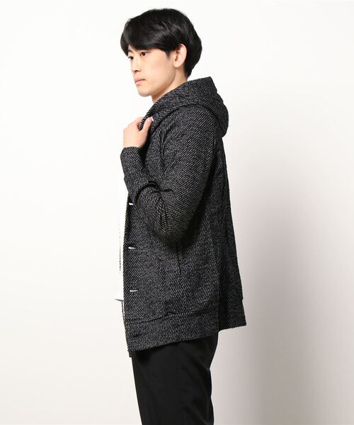 ARMURE（アルミュール）の「ARMURE/アルミュール/ループネップパーカー（パーカー・メンズ・ブラック・2/3）」の5枚目の写真