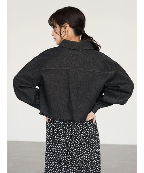 ELENCARE DUE(エレンカーレデュエ)の「・ELENCARE DUE ショートGジャン(ブルゾン・レディース・ブラック/インディゴブルー/その他6・FREE)」の6枚目の写真